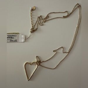 Lucky Brand Heart Shaped Necklace NWT